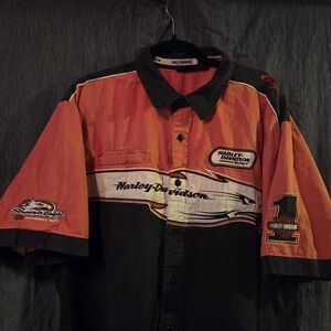 Harley-Davidson Screamin' Eagle Orange and Black Jacket